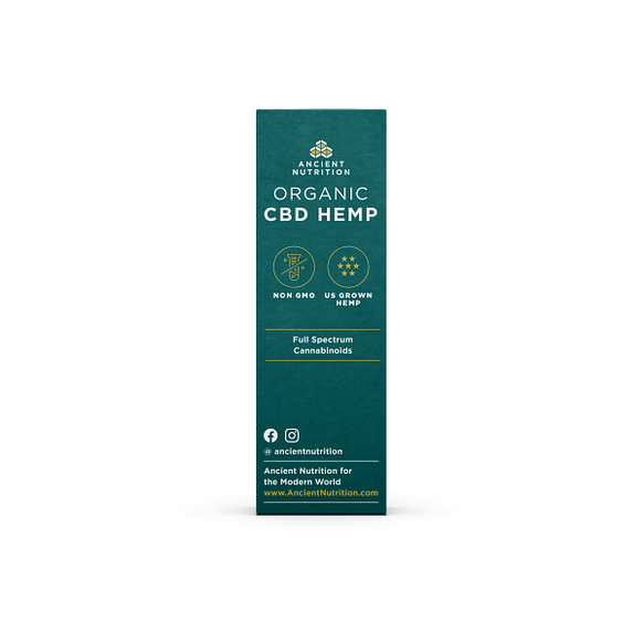 Organic CBD Hemp Oil - 40mg, Unflavored